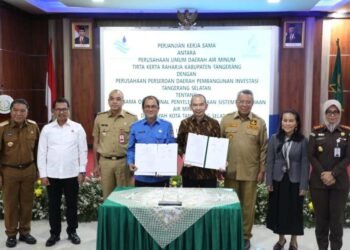 PDAM TKR dan PT PITS Kerjasama Penyediaan Air Minum di Tangsel