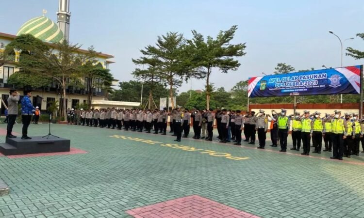 Polres Tangsel Gelar Operasi Zebra Jaya 2023