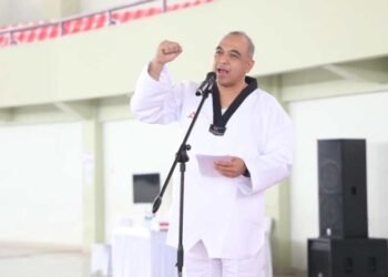 Zaki Iskandar Buka Kejuaraan Taekwondo Bupati Cup Tingkat Pelajar