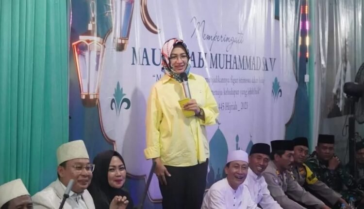 Hadiri Peringatan Maulid Nabi di Pondok Pesantren Sabilu El Muhtadin, Airin Rachmi Diany Ajak Masyarakat Meneladani Rasulullah