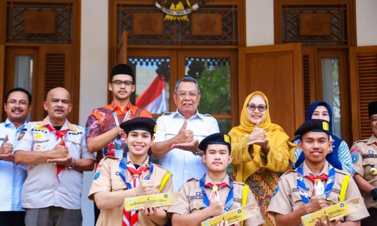 Wakili Pramuka Tangsel, Benyamin Dukung Siswa Peserta Internasional Sail Teluk Cenderawasih