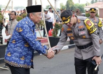 Benyamin Hadiri Apel Gelar Pasukan Operasi Mantap Brata 2023-2024