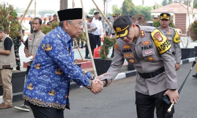 Benyamin Hadiri Apel Gelar Pasukan Operasi Mantap Brata 2023-2024