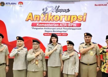 Raih Rekor Muri, Kantah Tangsel Ikuti Deklarasi Antikorupsi