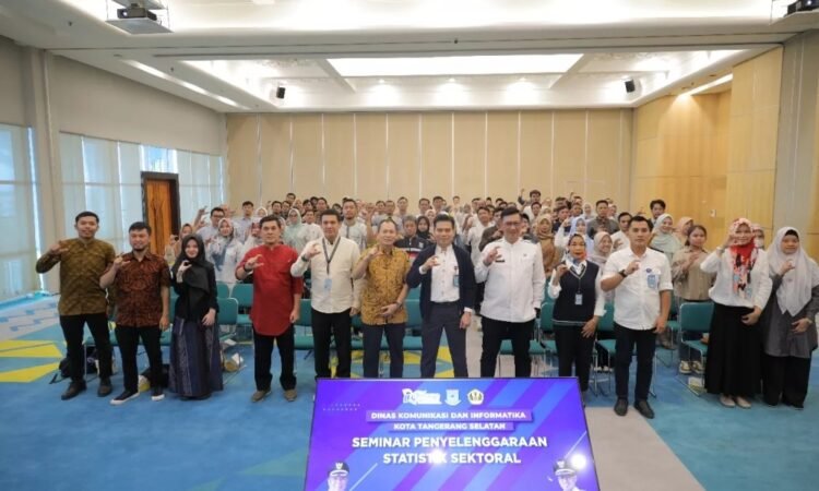 Dibuka Sekda Bambang Noertjahjo, Diskominfo Tangsel Gelar Seminar Penyelenggaraan Statistik Sektoral