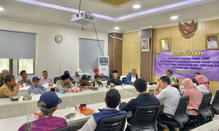 DPKP Kabupaten Tangerang Data Pelaku Usaha Pangan Segar Asal Tumbuhan