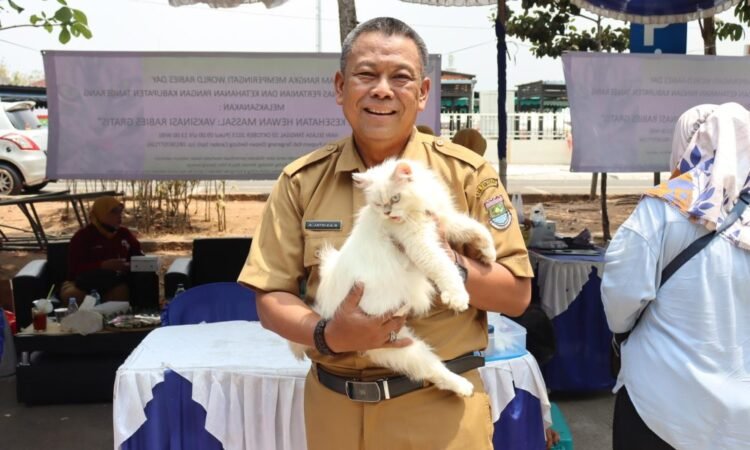 DPKP Kabupaten Tangerang Gelar Vaksinasi Rabies Gratis untuk 500 Hewan