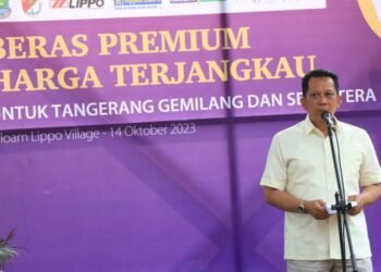 Pj Bupati Tangerang Gandeng Pihak Swasta Gelar Beras Premium Terjangkau