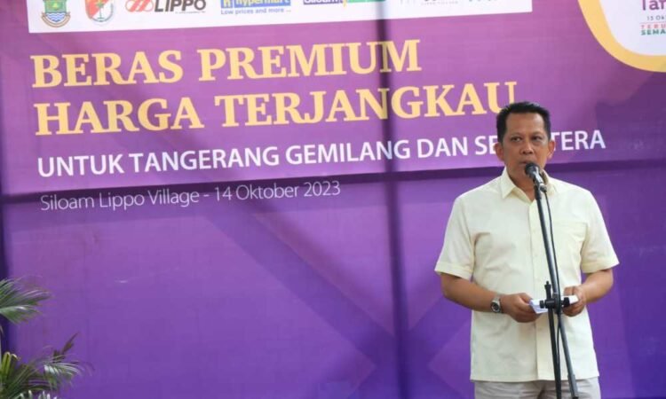 Pj Bupati Tangerang Gandeng Pihak Swasta Gelar Beras Premium Terjangkau
