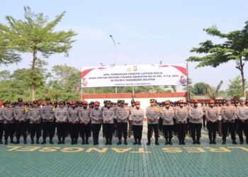 154 Siswa Polwan Latja di Polres Tangsel