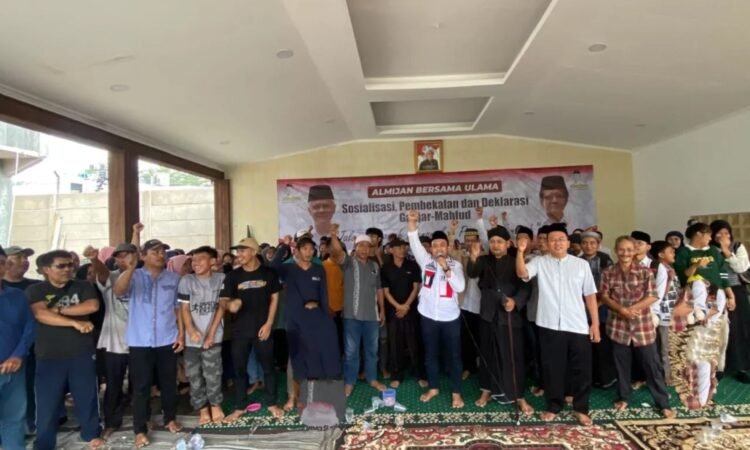 Sosialisasikan Ganjar-Mahfud MD di Tangsel, Almijan: Pilih yang Amanah, Jangan yang Khianat