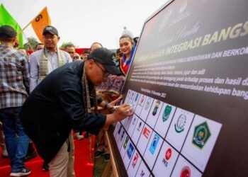 Kirab Pemilu 2024, Pilar: Ciptakan Pemilu yang Aman, Damai dan Bermartabat