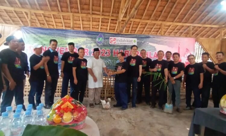 Lestarikan Lingkungan, PT IKPP Tangerang Kembali Tanam Pohon Kiray di Bantaran Sungai Cisadane