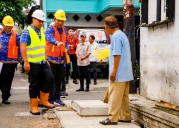 Pilar Tinjau Penataan Kampung Wadassari, Pastikan Program Kampung Membangun Berjalan