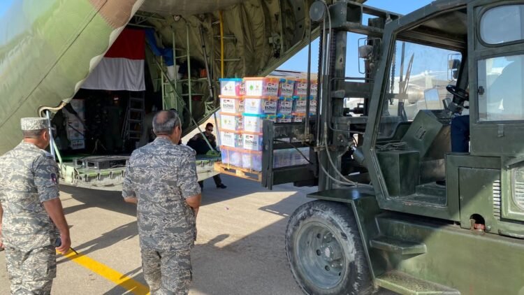 Bantuan Kemanusiaan Indonesia untuk Palestina tiba di Mesir