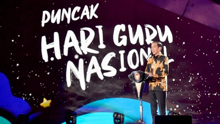 Hadiri Puncak HGN 2023, Presiden Jokowi: Saya Bisa Jadi Presiden karena Guru