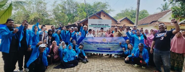 Mahasiswa dan Dosen Prodi Magister Hukum Universitas Pamulang Terjun Langsung ke Desa Banyubiru Labuan, Banten