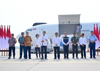 Lepas Bantuan Kemanusiaan Tahap Dua, Presiden: Indonesia Akan Terus Dukung Perjuangan Palestina