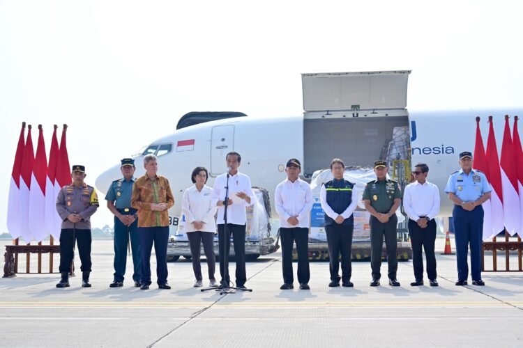 Lepas Bantuan Kemanusiaan Tahap Dua, Presiden: Indonesia Akan Terus Dukung Perjuangan Palestina