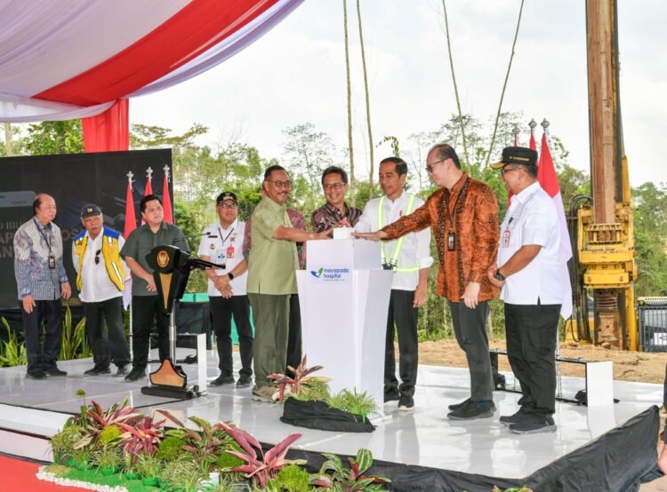 Presiden Jokowi Lakukan Groundbreaking Rumah Sakit Kedua di IKN