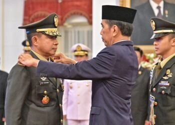 Presiden Jokowi Lantik Agus Subiyanto sebagai Panglima TNI