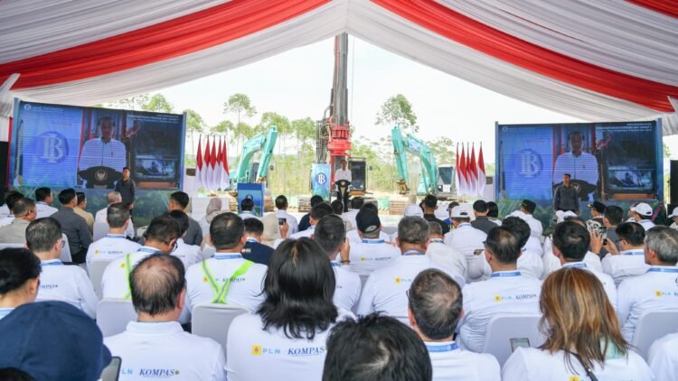 Presiden Jokowi Resmi Mulai Pembangunan Gedung Kantor BI di IKN