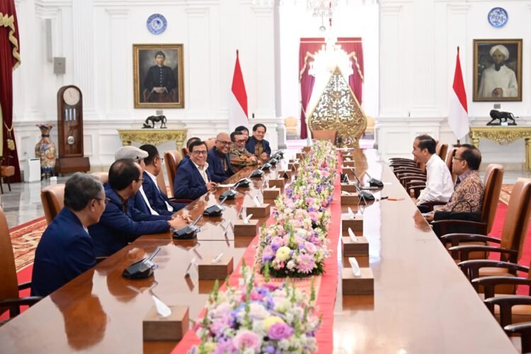 Presiden Jokowi Terima Pengurus PWI Pusat di Istana Merdeka