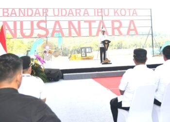 Tingkatkan Konektivitas dan Daya Saing IKN, Presiden Jokowi Groundbreaking Bandara IKN