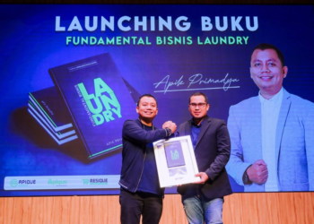 Hadiri Launching Buku Fundamental Bisnis Laundry, Pilar: Jadi Inspirasi dan Bermanfaat bagi Pelaku Usaha
