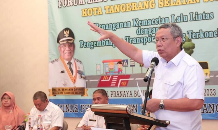 Lewat Forum LLAJ Tangsel, Benyamin Minta Antisipasi Mobilitas Masyarakat di Nataru