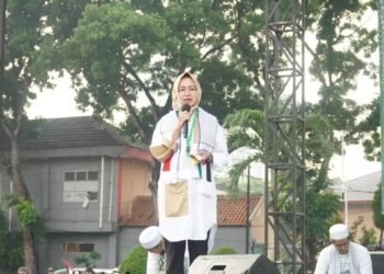 Ikut Hadiri Aksi Solidaritas Bela Palestina, Airin Rachmi Diany: Palestina Adalah Saudara Kita