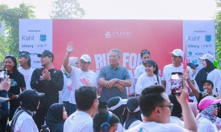 Galang Dana untuk Palestina, Pemerintah Kota Tangsel dan Kajian Musawarah Gelar Run for Humanity