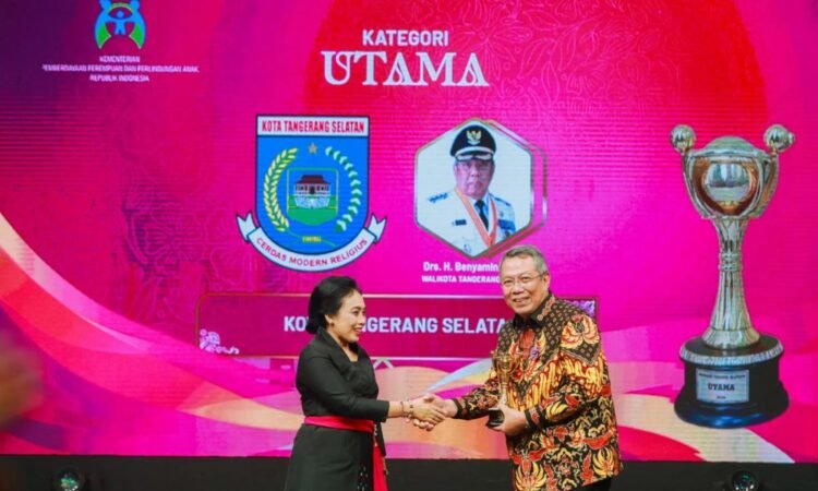 Tangsel Raih Penghargaan Anugerah Parahita Ekapraya 2023 Kategori Utama dari KemenPPPA