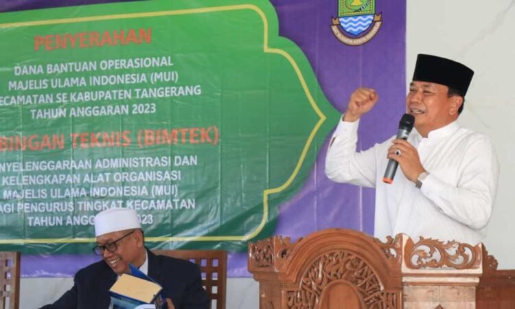 Buka Bimtek Manajemen Organisasi, Sekda Kabupaten Tangerang Dukung Upaya MUI Majukan Kehidupan Beragama