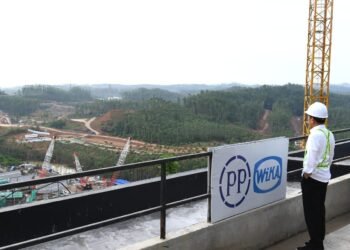 Pagi di IKN, Presiden Tinjau Progres Pembangunan Istana dan Kantor Presiden