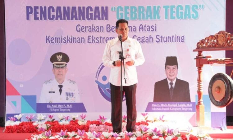Pemkab Tangerang Luncurkan Gebrak Tegas untuk Atasi Kemiskinan Ekstrem dan Stunting