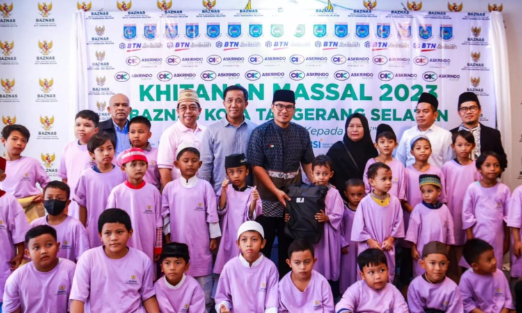 Pilar Apresiasi Khitanan Massal yang Digelar Baznas Tangsel