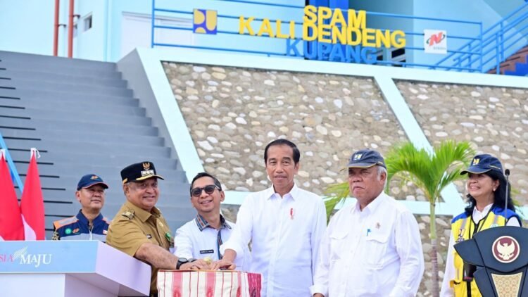 Presiden Jokowi Resmikan SPAM Kali Dendeng di Kota Kupang