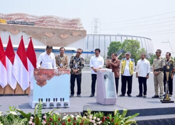 Presiden Jokowi Resmikan Stasiun Pompa Ancol Sentiong untuk Reduksi Banjir di Jakarta