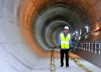 Presiden Jokowi Tinjau Progres Pembangunan MRT Fase 2A