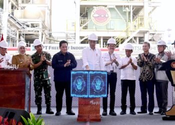Resmikan Ekspansi PT Smelting, Presiden Jokowi: Tingkatkan Kapasitas Produksi dan Nilai Tambah