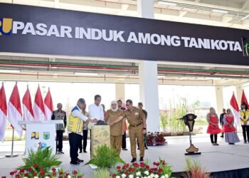 Resmikan Pasar Induk Among Tani Kota Batu, Presiden: Terbesar Se-Indonesia