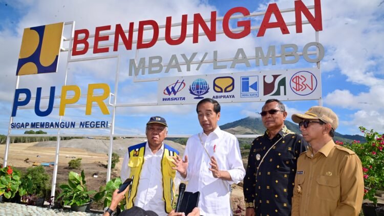 Tinjau Pembangunan Bendungan Mbay, Presiden: Ini Strategi Wujudkan Kedaulatan Pangan