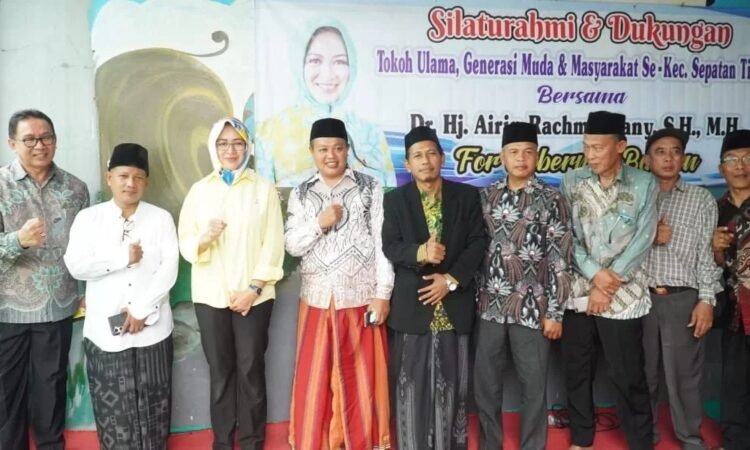 Tokoh Agama, Generasi Muda dan Warga Sepatan Timur Dukung Airin Rachmi Diany di DPR RI