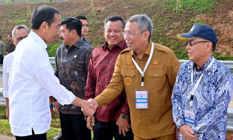 Momen Benyamin Dampingi Presiden Jokowi Saat Peresmian Jalan Tol Pamulang-Cinere-Raya Bogor