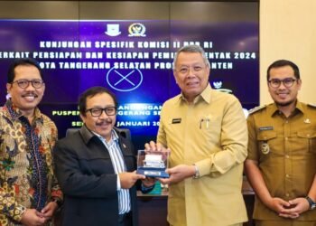 Benyamin Sampaikan Kesiapan Pemilu 2024 di Tangsel