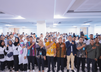 Pelantikan Petugas KPPS se-Tangsel, Pilar Ingatkan Jaga Integritas