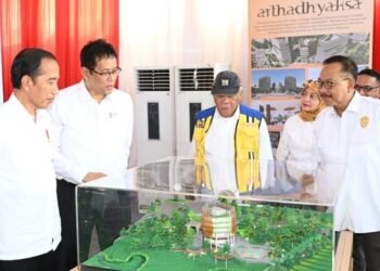 Groundbreaking Gedung LPS, Presiden Harap Kepercayaan Masyarakat dan Dunia Usaha Makin Meningkat