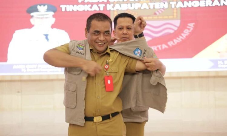 Pj Bupati Tangerang Kukuhkan Satgas TPPK Kabupaten Tangerang