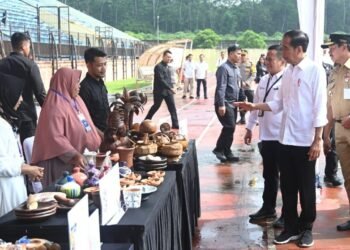 Presiden Jokowi Bersilaturahmi dengan Para Peserta Program Mekaar